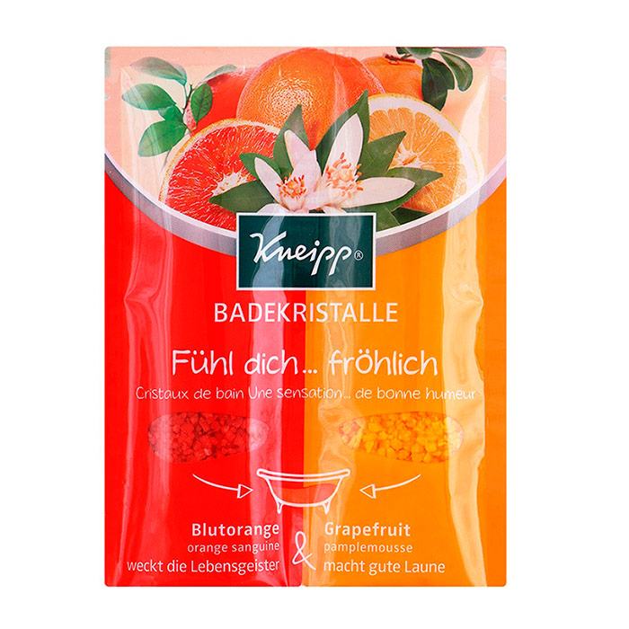 Kneipp Кристаллы для ванн 2в1 Апельсин и грейпфрут 60г