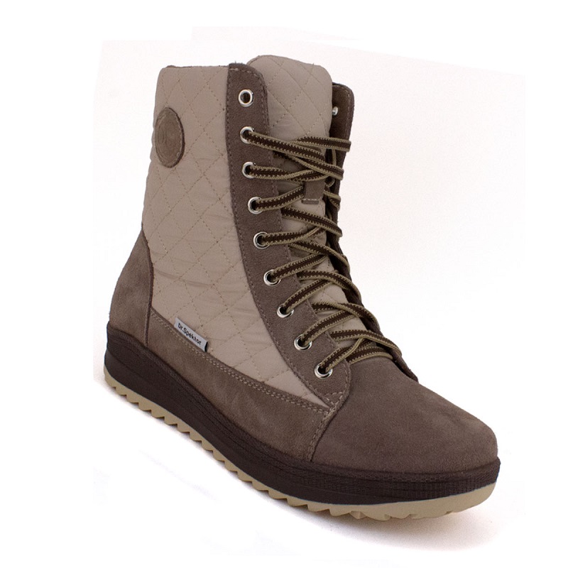 Полусапоги Dr. Spektor с шерстью женские 25Ш3218-В/ПЛ бежевые.