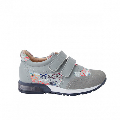 Полуботинки ортопедические Твики для мальчиков TW-435-16 светло-серые. Изображение 3 из 5